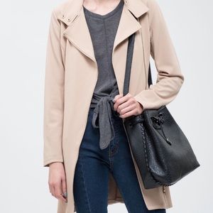 Taupe Lightweight Trench Coat